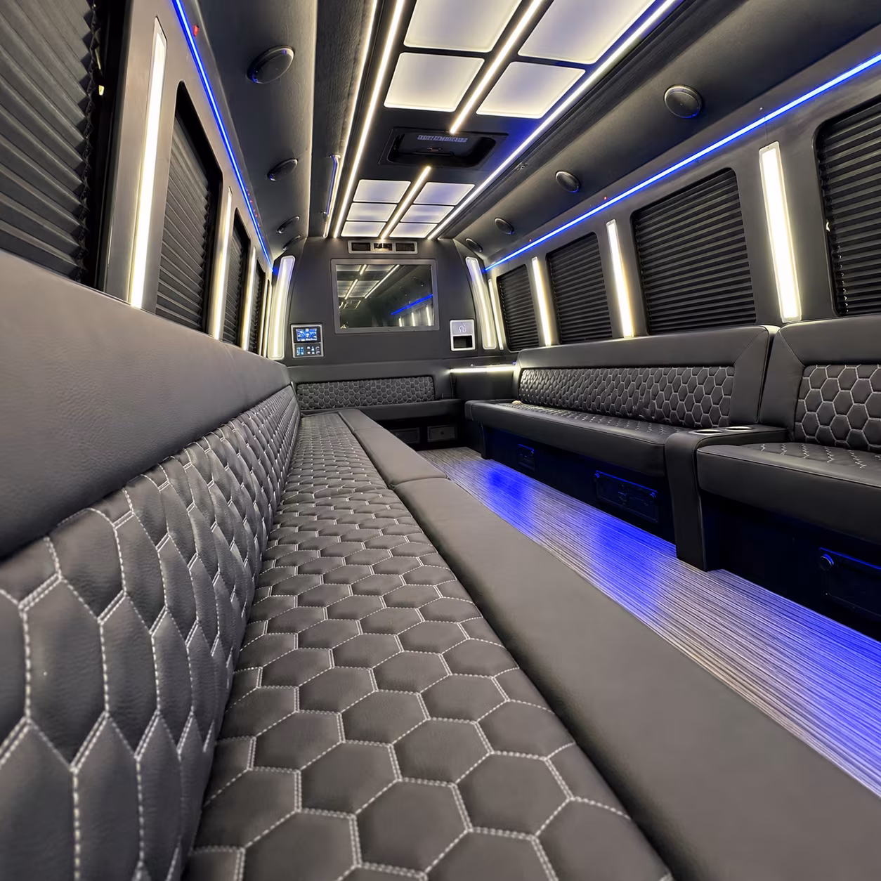 south gate party bus rental interior