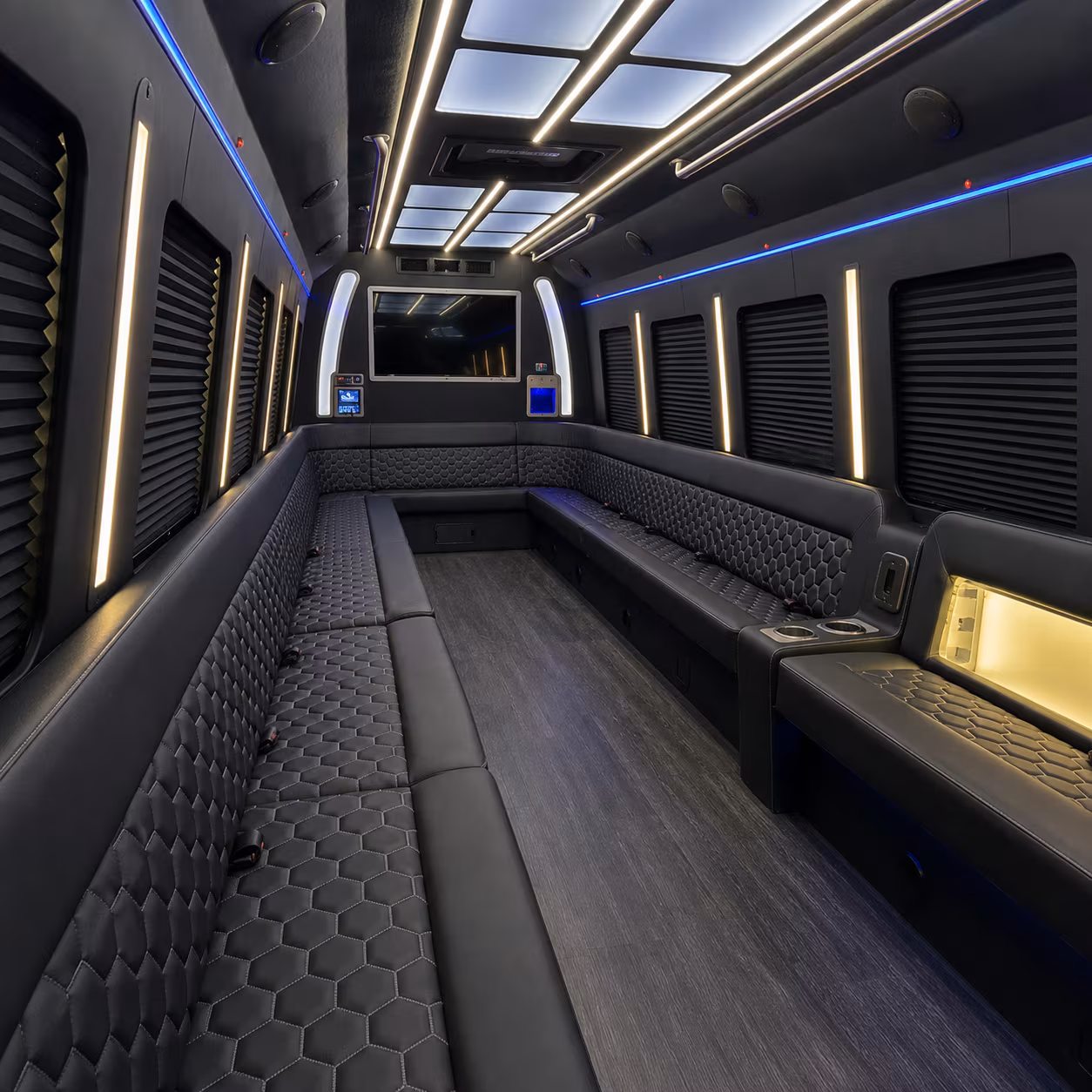 south gate party bus rentals inside