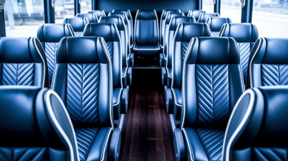 south gate 15 passenger minibus inside