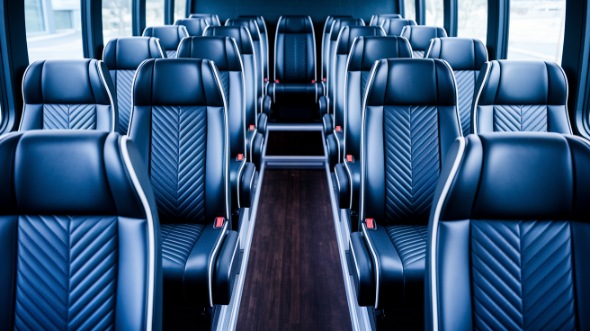 south gate 18 passenger minibus inside