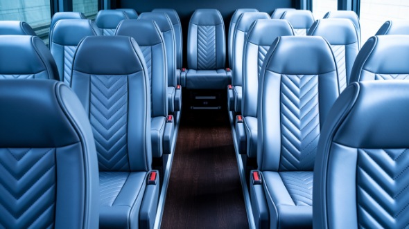 south gate 18 passenger minibus interior