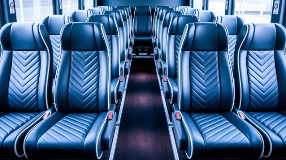 south gate 25 passenger minibus inside