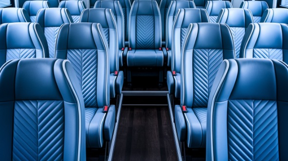 south gate 35 passenger minibus inside