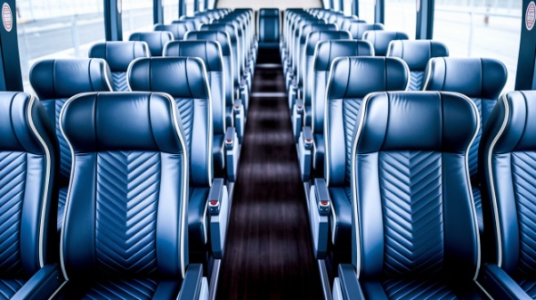 south gate 54 passenger charter bus rental