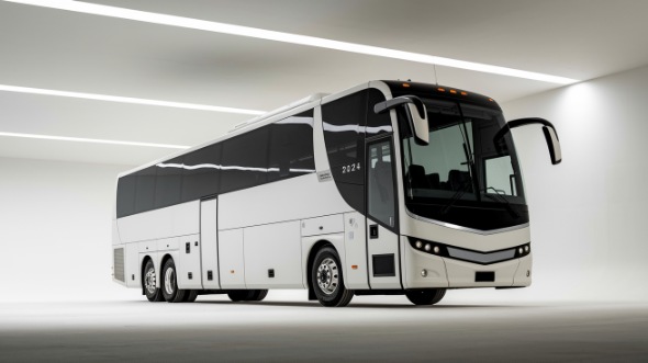 south gate 55 passenger charter bus