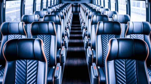 south gate 56 passenger charter bus rental