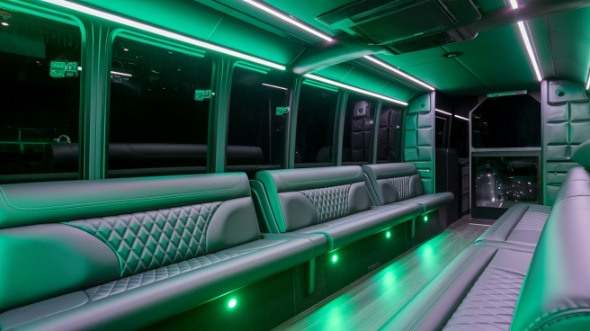 south gate party bus rental inside