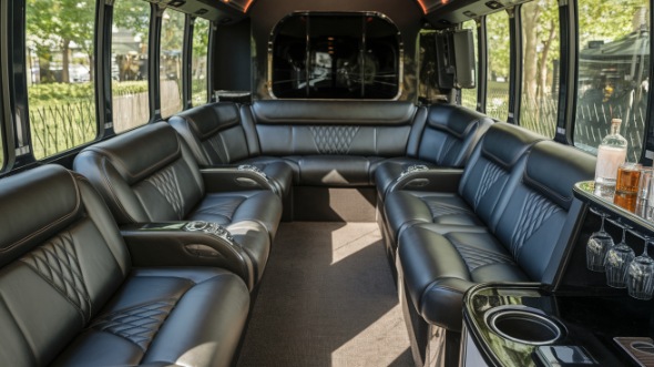 south gate party bus rental interior