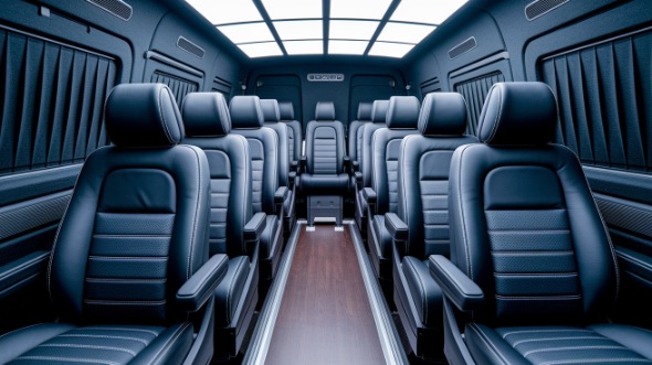 south gate sprinter van with driver interior
